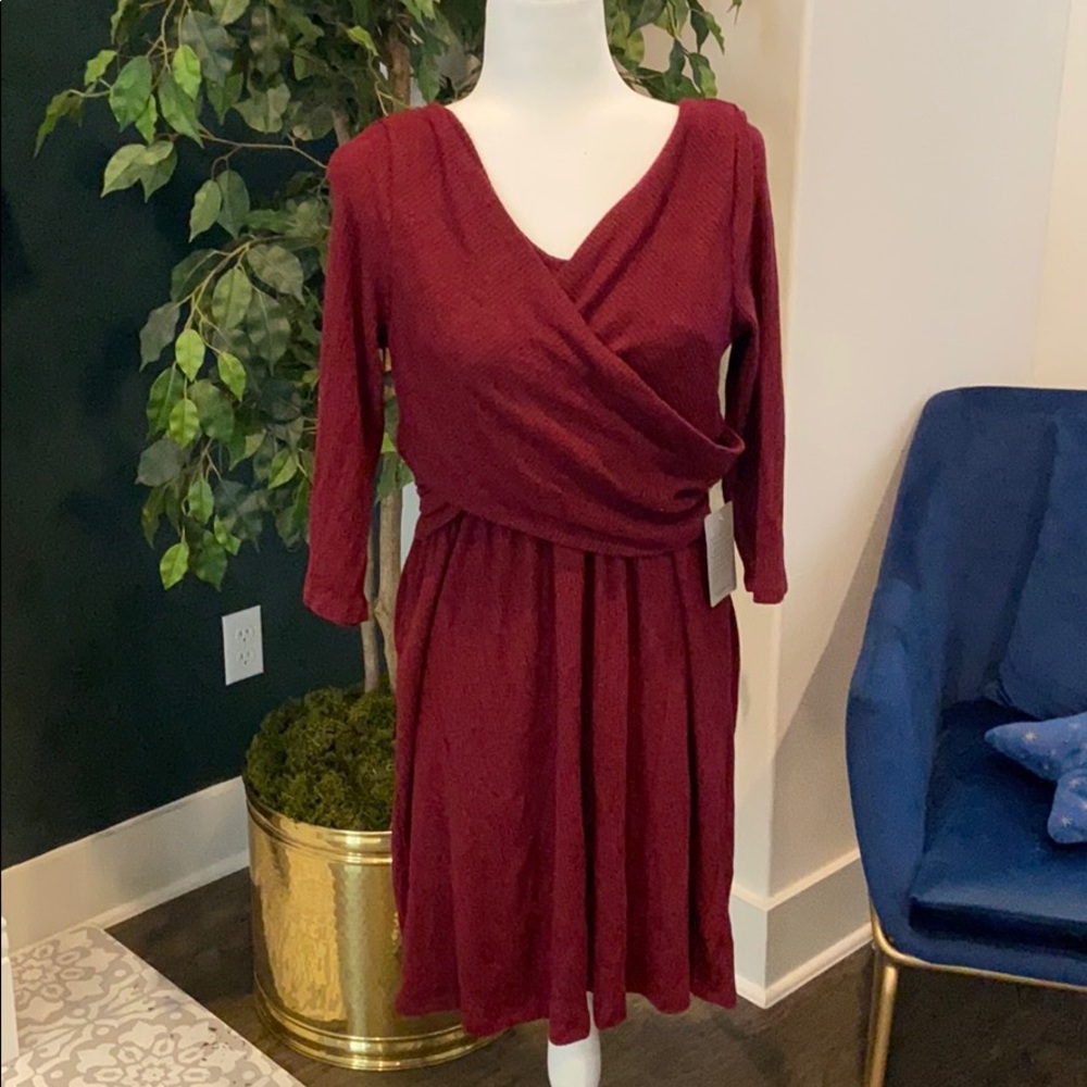 NWT The Vanity Room 3/4 Sweater Dress